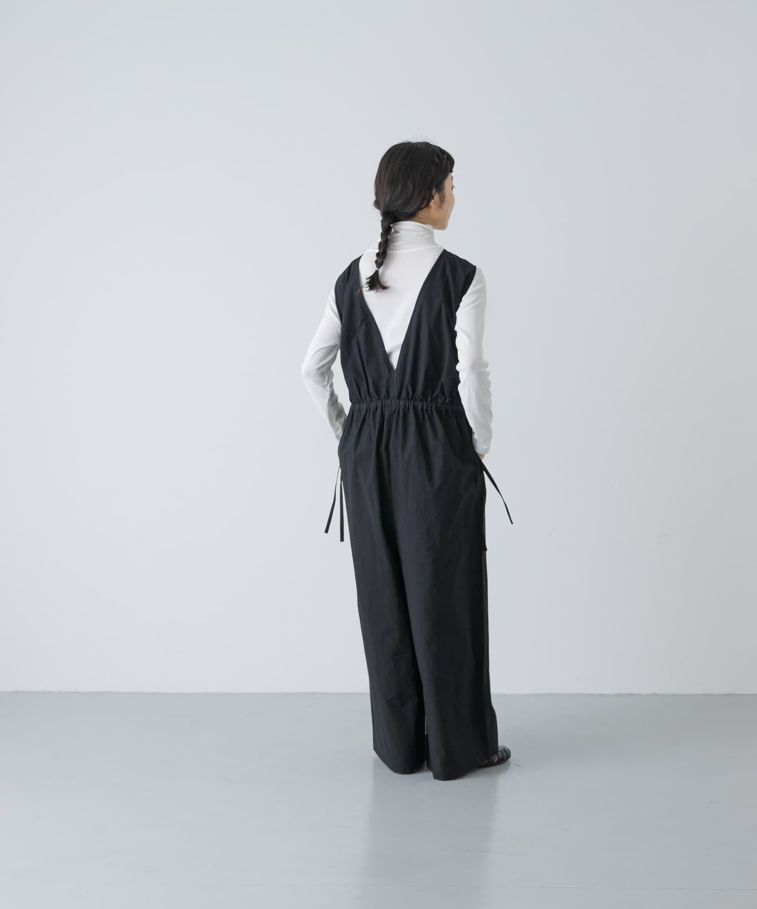 かぐれ「『2サイズ展開』サイドギャザーサロペット」|スカート|