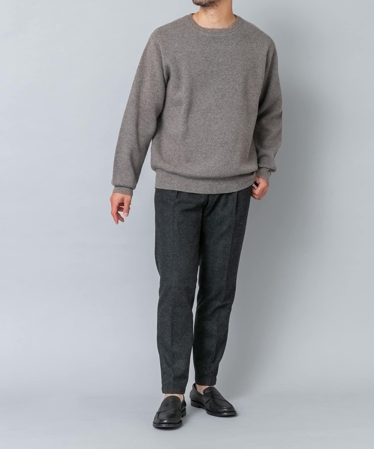 URBAN RESEARCH ROSSO「『XLサイズあり』ハミルトンラムズウールスムースニットスウェット」|ニット・セーター|