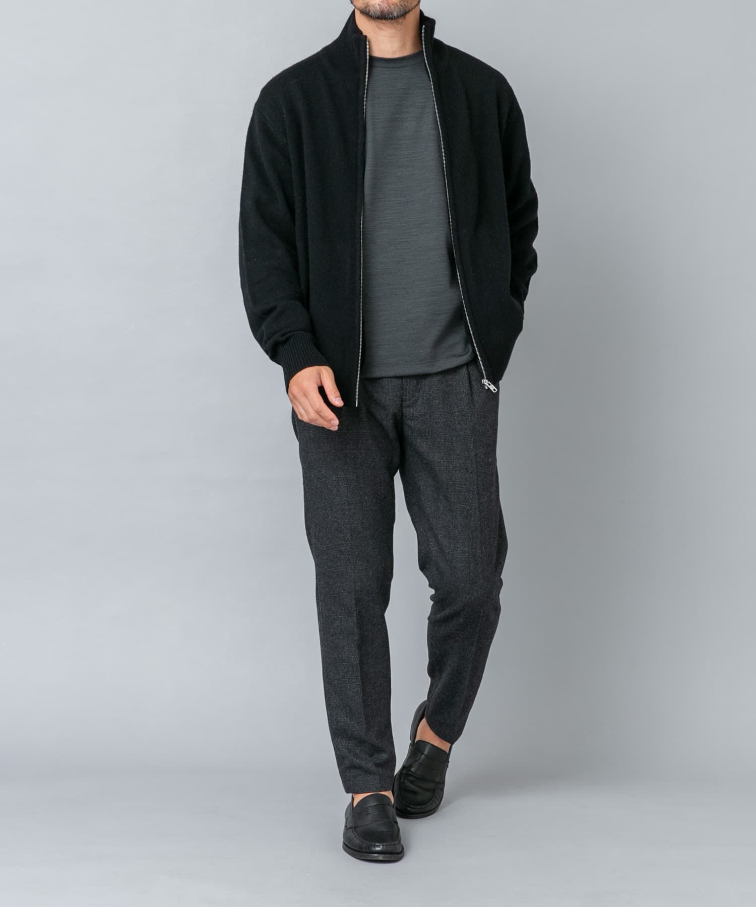 URBAN RESEARCH ROSSO「『XLサイズあり』ハミルトンラムズウールドライバーズニット」|ニット・セーター|