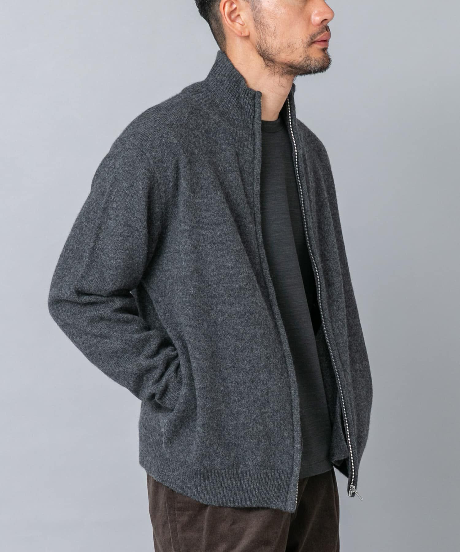 URBAN RESEARCH ROSSO「『XLサイズあり』ハミルトンラムズウールドライバーズニット」|ニット・セーター|