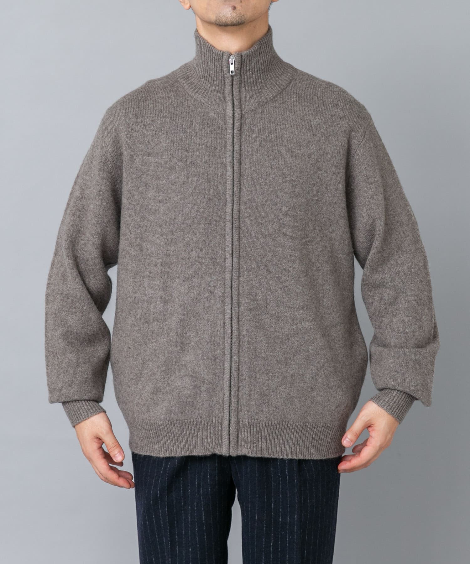 URBAN RESEARCH ROSSO「『XLサイズあり』ハミルトンラムズウールドライバーズニット」|ニット・セーター|