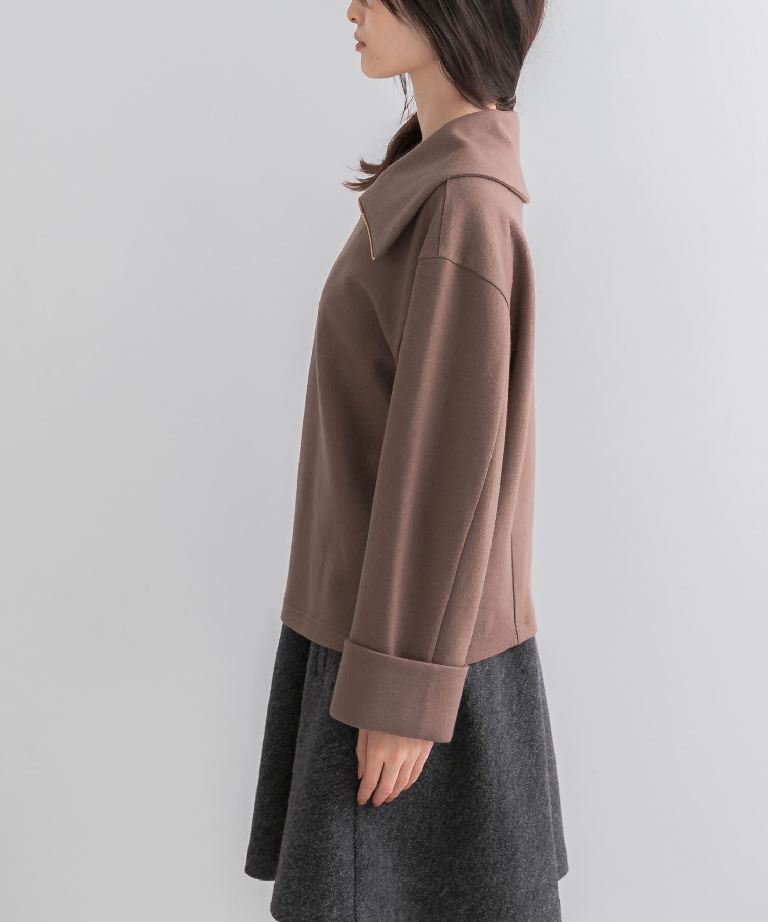 URBAN RESEARCH ROSSO「ウールジャージーZIPプルオーバー」|その他|