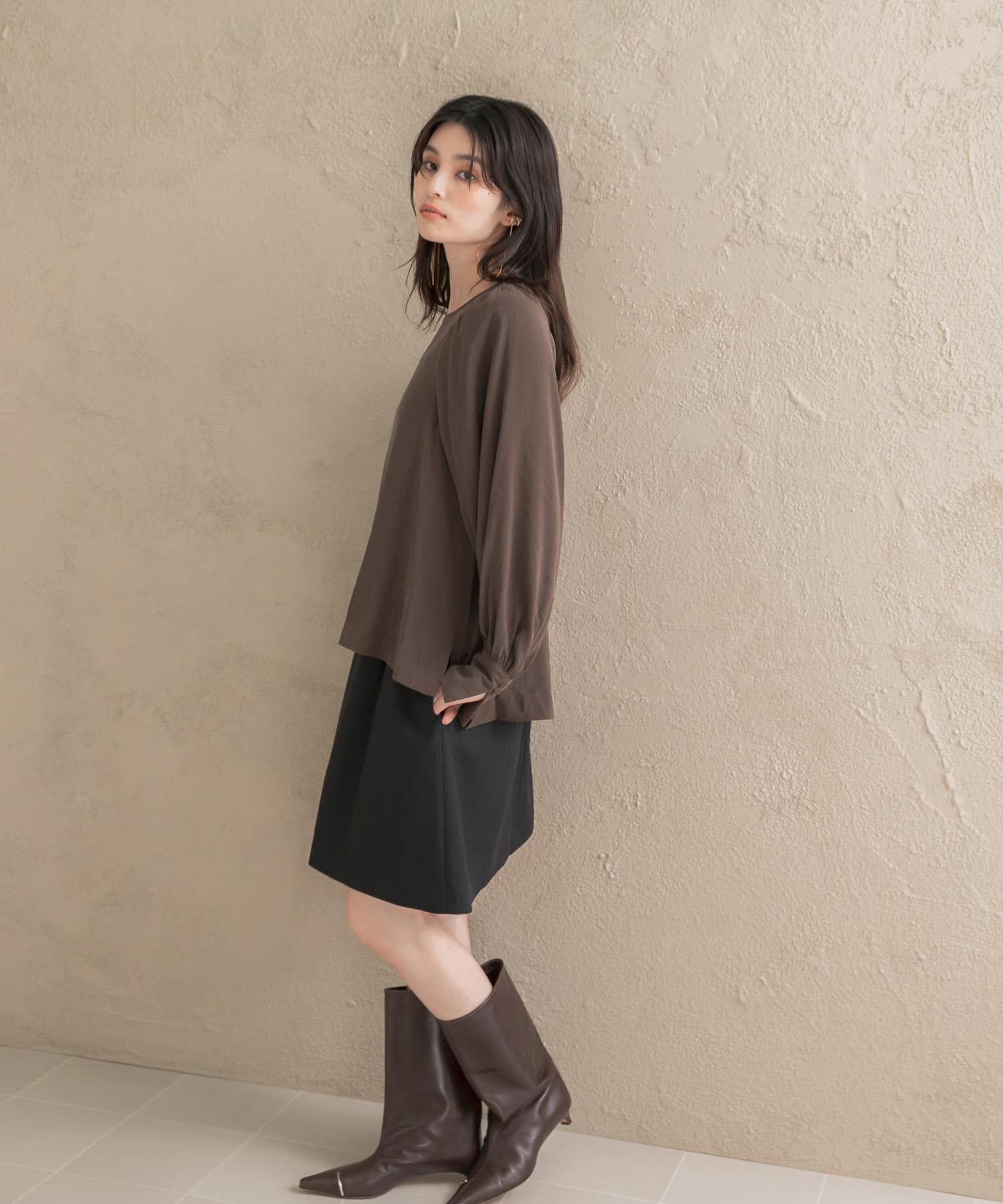 URBAN RESEARCH ROSSO「ラウンドフォルムミニスカート」|スカート|