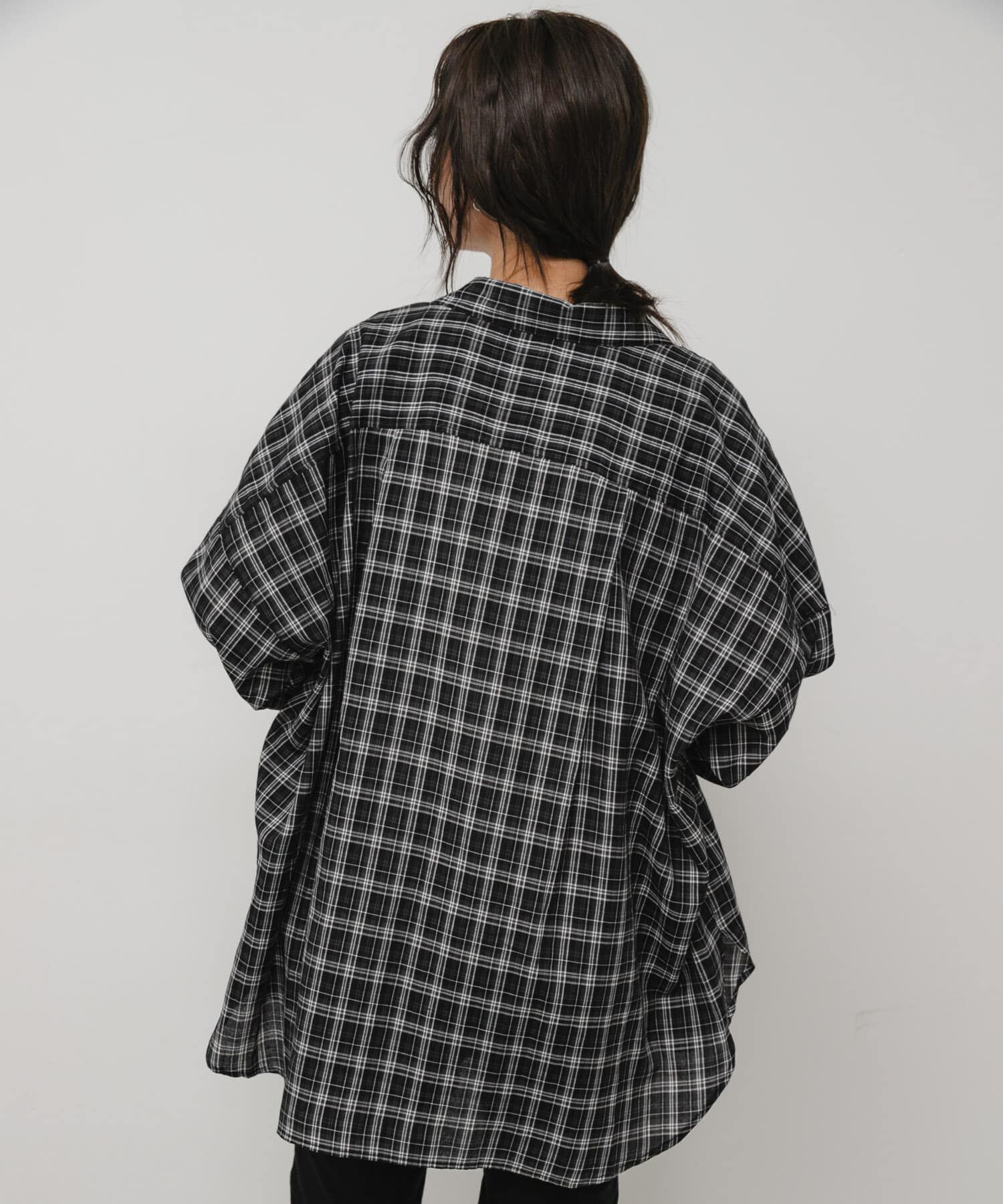 SENSE OF PLACE by URBAN RESEARCH「『接触冷感』UVケアチェックルーズシャツ」|シャツ・ブラウス|