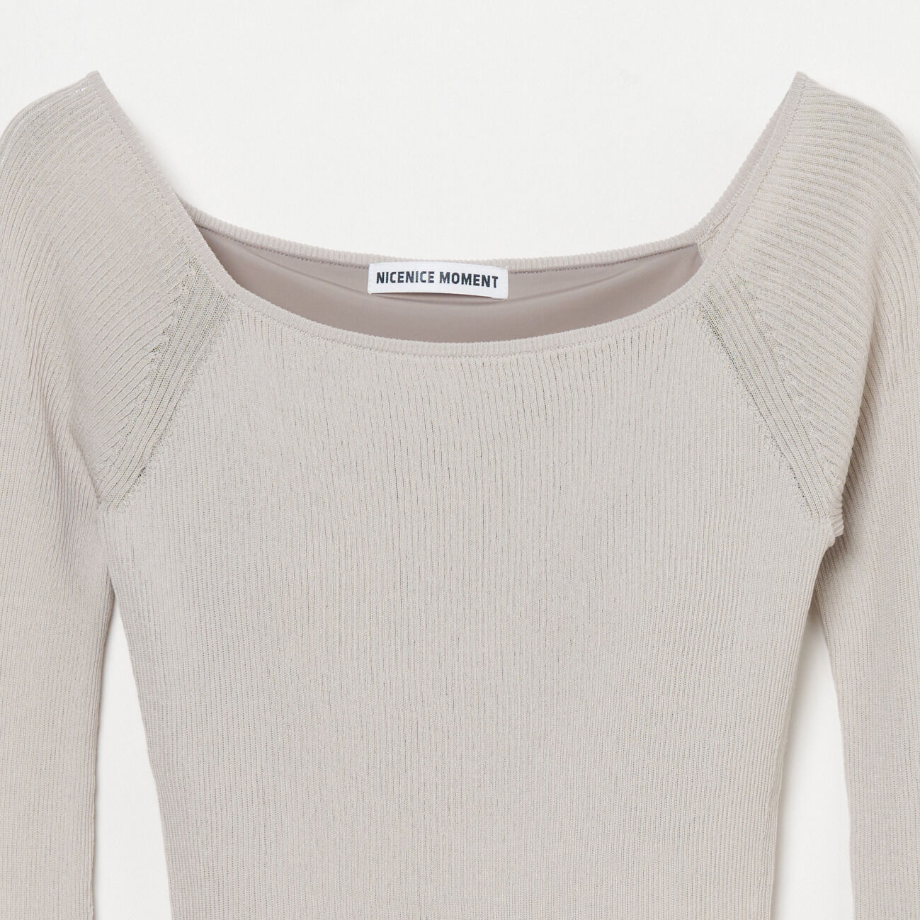  「NICENICE MOMENT OPEN SHOULDER LS」|Tシャツ・カットソー|