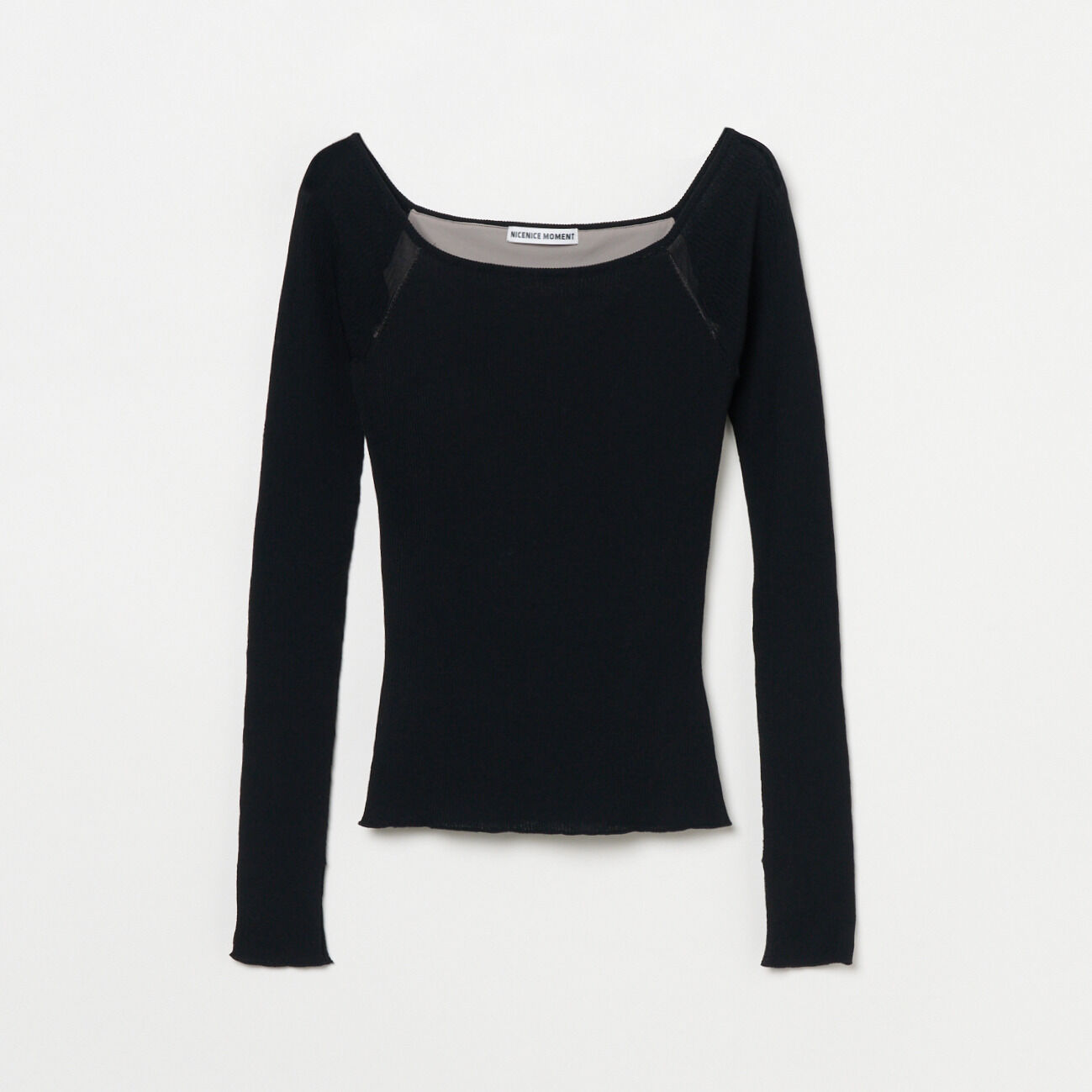  「NICENICE MOMENT OPEN SHOULDER LS」|Tシャツ・カットソー|