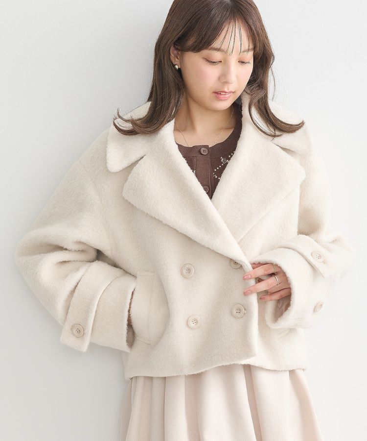 earth music&ecology「【WEB限定】シャギーショートコート」|その他|