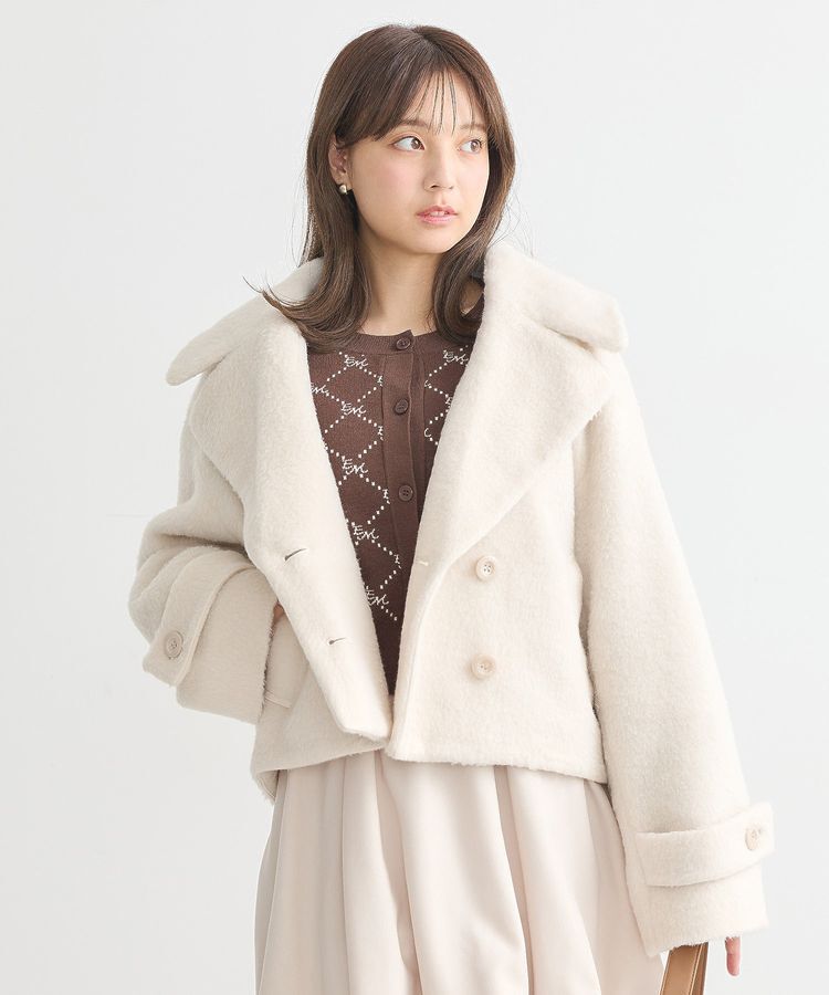 earth music&ecology「【WEB限定】シャギーショートコート」|その他|