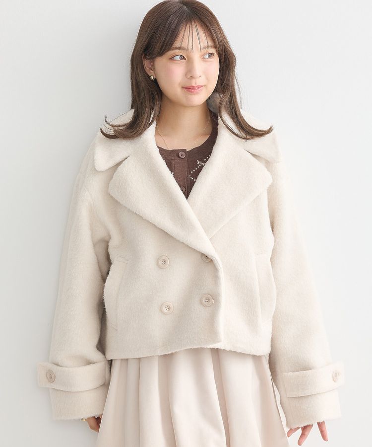 earth music&ecology「【WEB限定】シャギーショートコート」|その他|