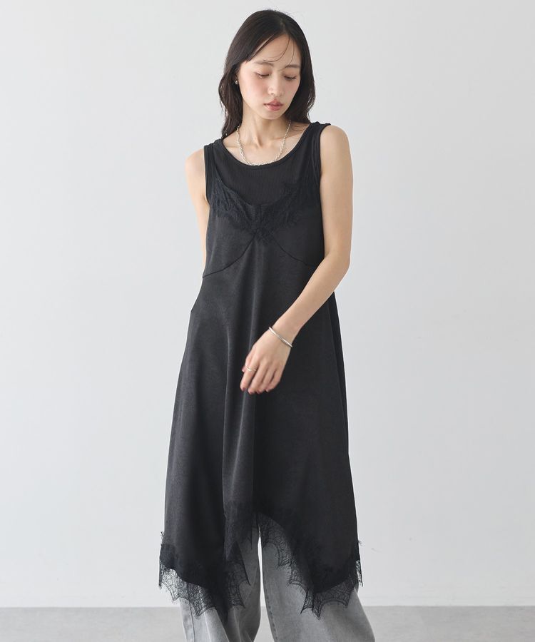 earth music&ecology「レースキャミワンピース」|ワンピース|
