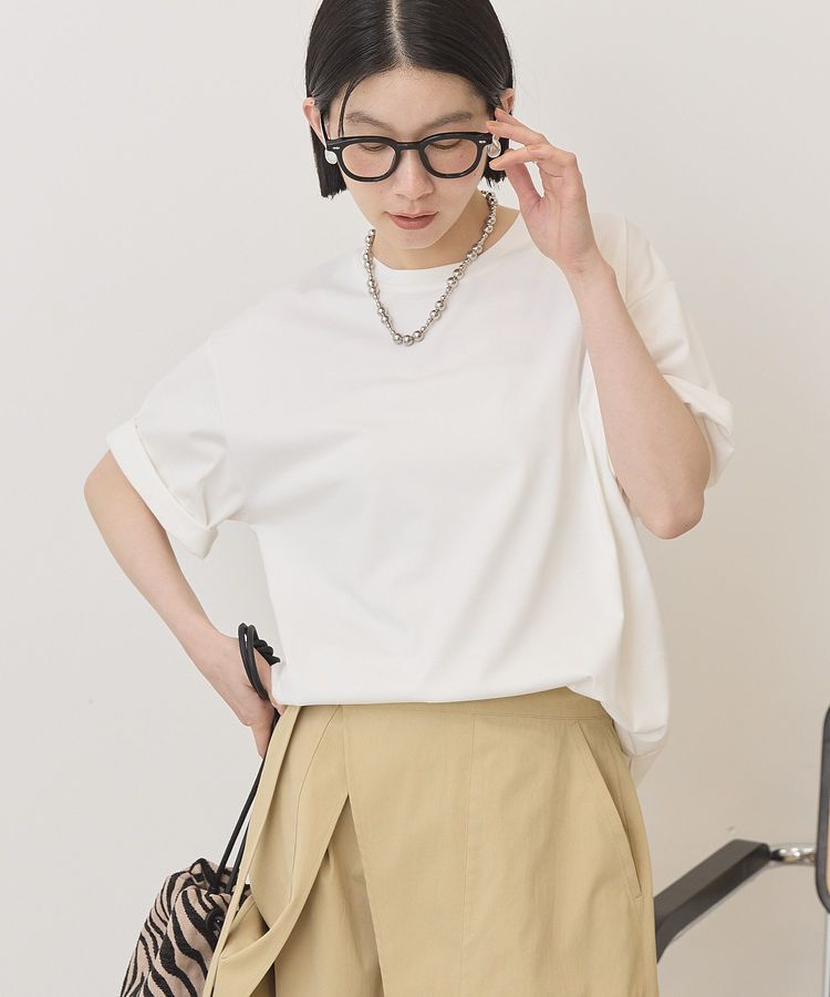 AMERICAN HOLIC「裾ラウンドTシャツ」|Tシャツ・カットソー|