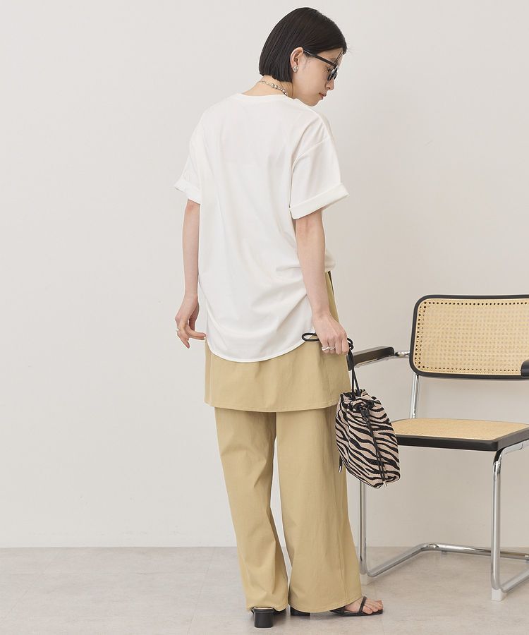 AMERICAN HOLIC「裾ラウンドTシャツ」|Tシャツ・カットソー|