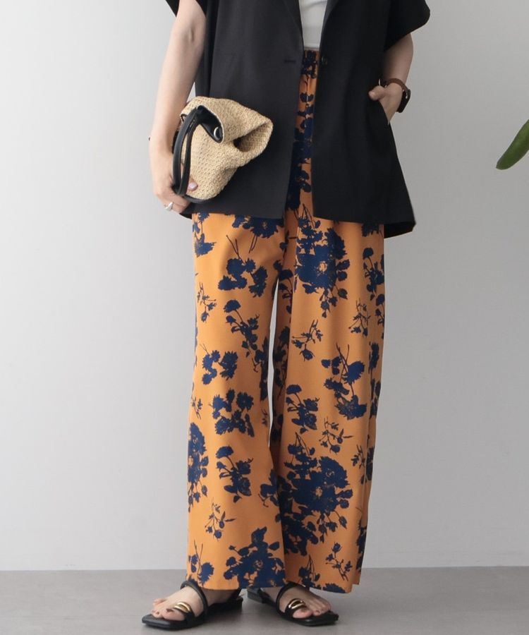 AMERICAN HOLIC「【WEB限定】アソートギャザー柄パンツ」|その他|Brown