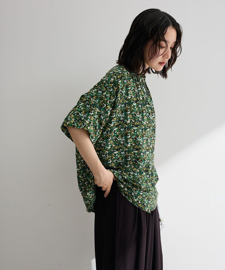 Green Parks「【WEB限定】アソート柄さらっとレーヨンブラウスⅡ」|シャツ・ブラウス|