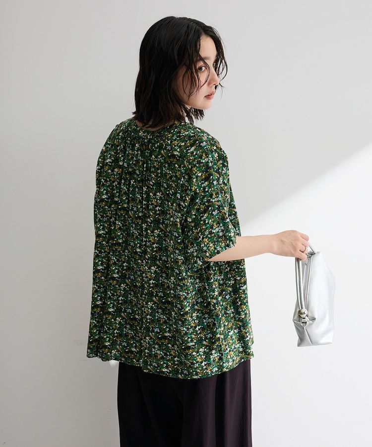 Green Parks「【WEB限定】アソート柄さらっとレーヨンブラウスⅡ」|シャツ・ブラウス|