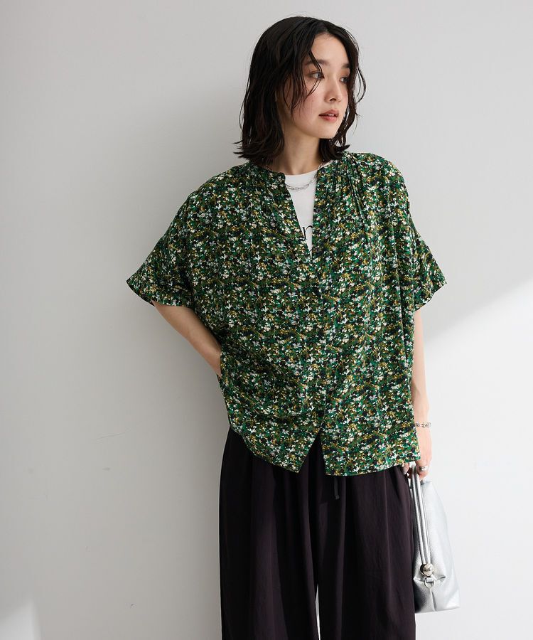Green Parks「【WEB限定】アソート柄さらっとレーヨンブラウスⅡ」|シャツ・ブラウス|フラワー