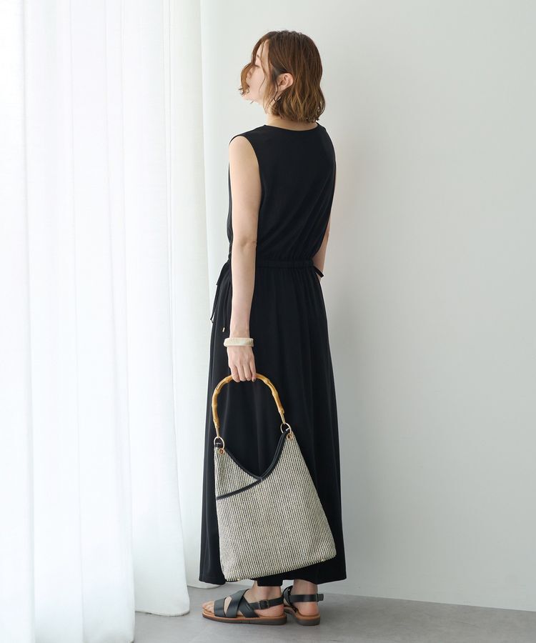 YECCA VECCA「【接触冷感】カットノースリーブワンピース」|ワンピース|