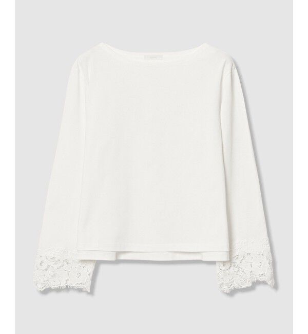 allureville「【Oggi.jp掲載】レースカフバスクプルオーバー」|Tシャツ・カットソー|