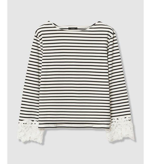 allureville「【Oggi.jp掲載】レースカフバスクプルオーバー」|Tシャツ・カットソー|