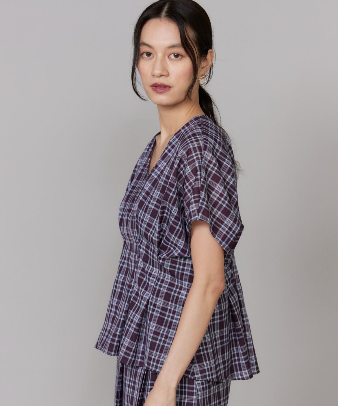 INED「ｳｴｽﾄﾀｯｸﾌﾞﾗｳｽ《la veille by SUPERIOR CLOSET》|着るだけでｽﾀｲﾙ  」|シャツ・ブラウス|