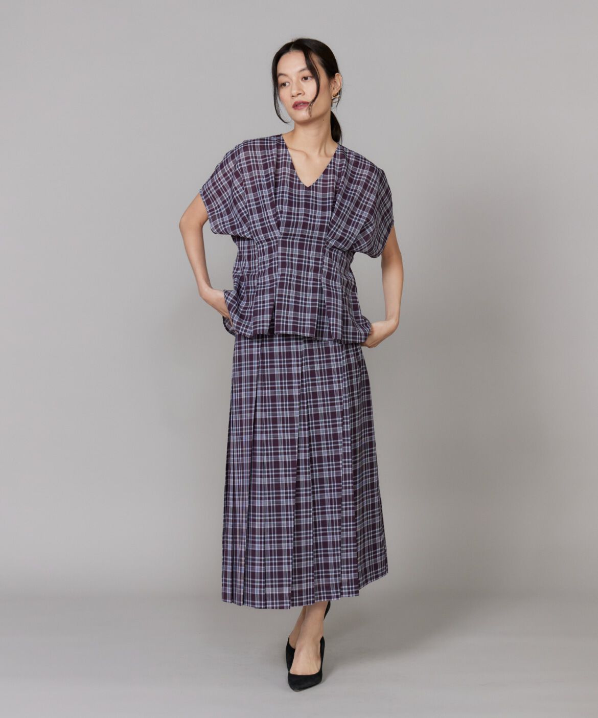 INED「ｳｴｽﾄﾀｯｸﾌﾞﾗｳｽ《la veille by SUPERIOR CLOSET》|着るだけでｽﾀｲﾙ  」|シャツ・ブラウス|