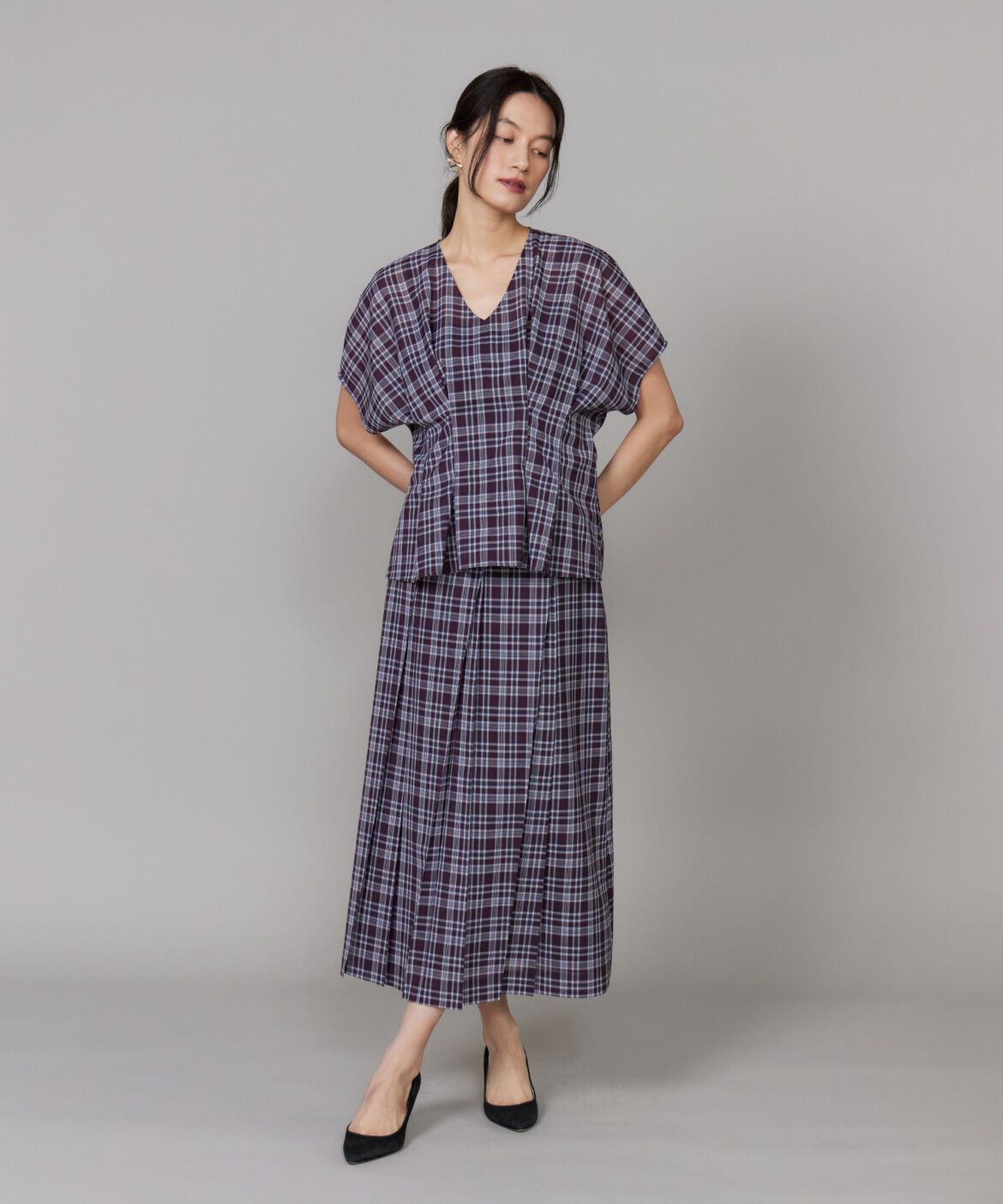 INED「ｳｴｽﾄﾀｯｸﾌﾞﾗｳｽ《la veille by SUPERIOR CLOSET》|着るだけでｽﾀｲﾙ  」|シャツ・ブラウス|