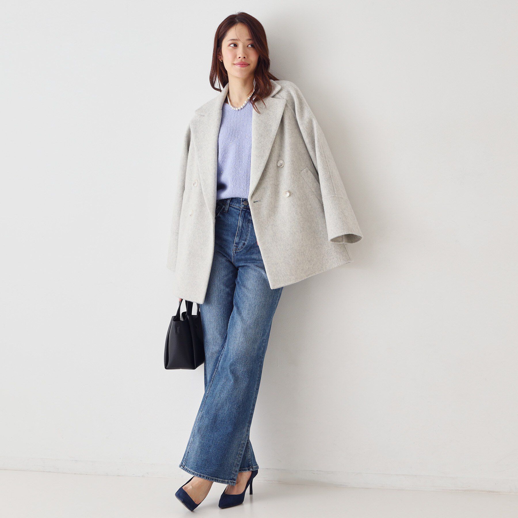 COUP DE CHANCE「【Healthy DENIM】Aquaフレアパンツ」|デニム|