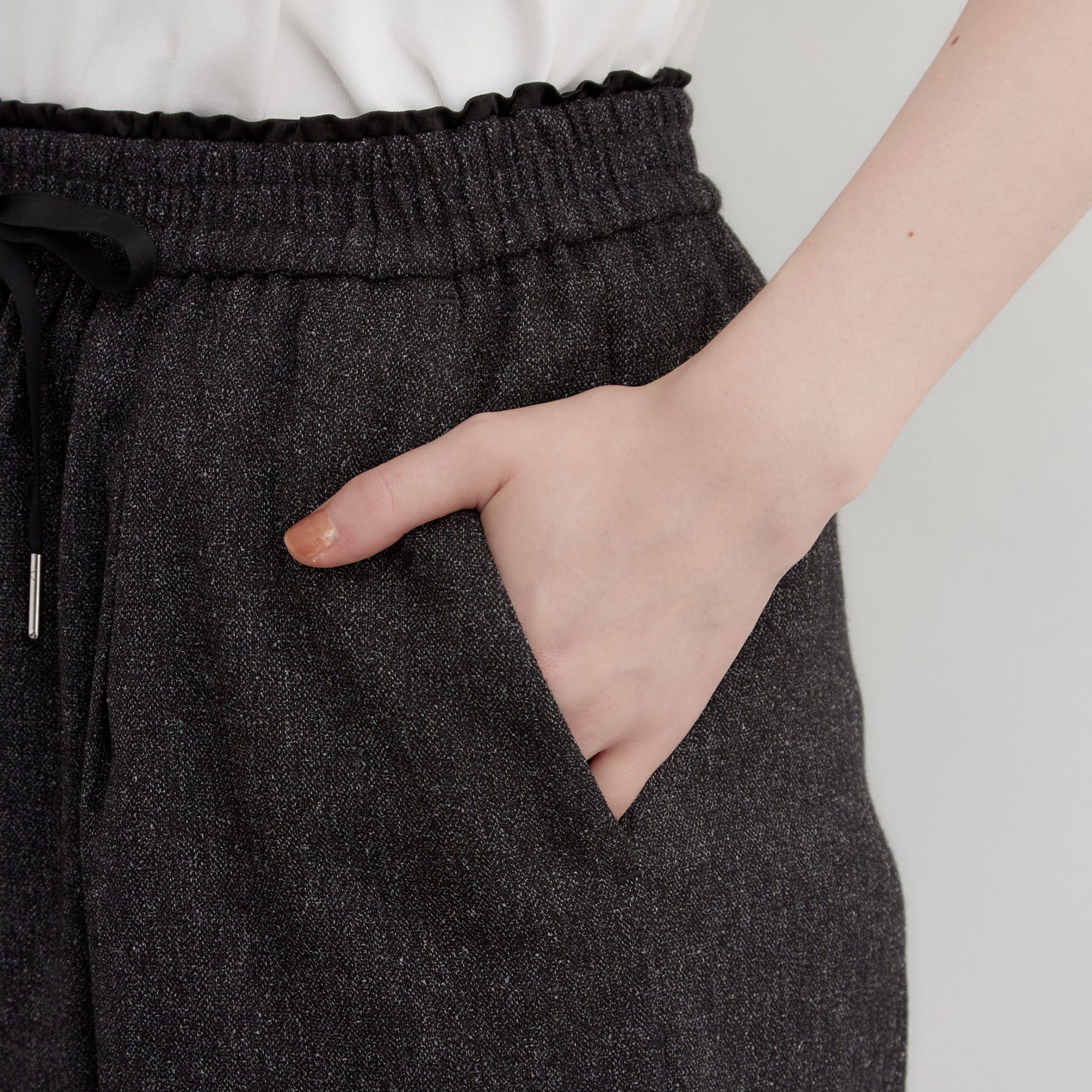 THE SHOP TK「ネップツイードイージーワイドパンツ」|その他|