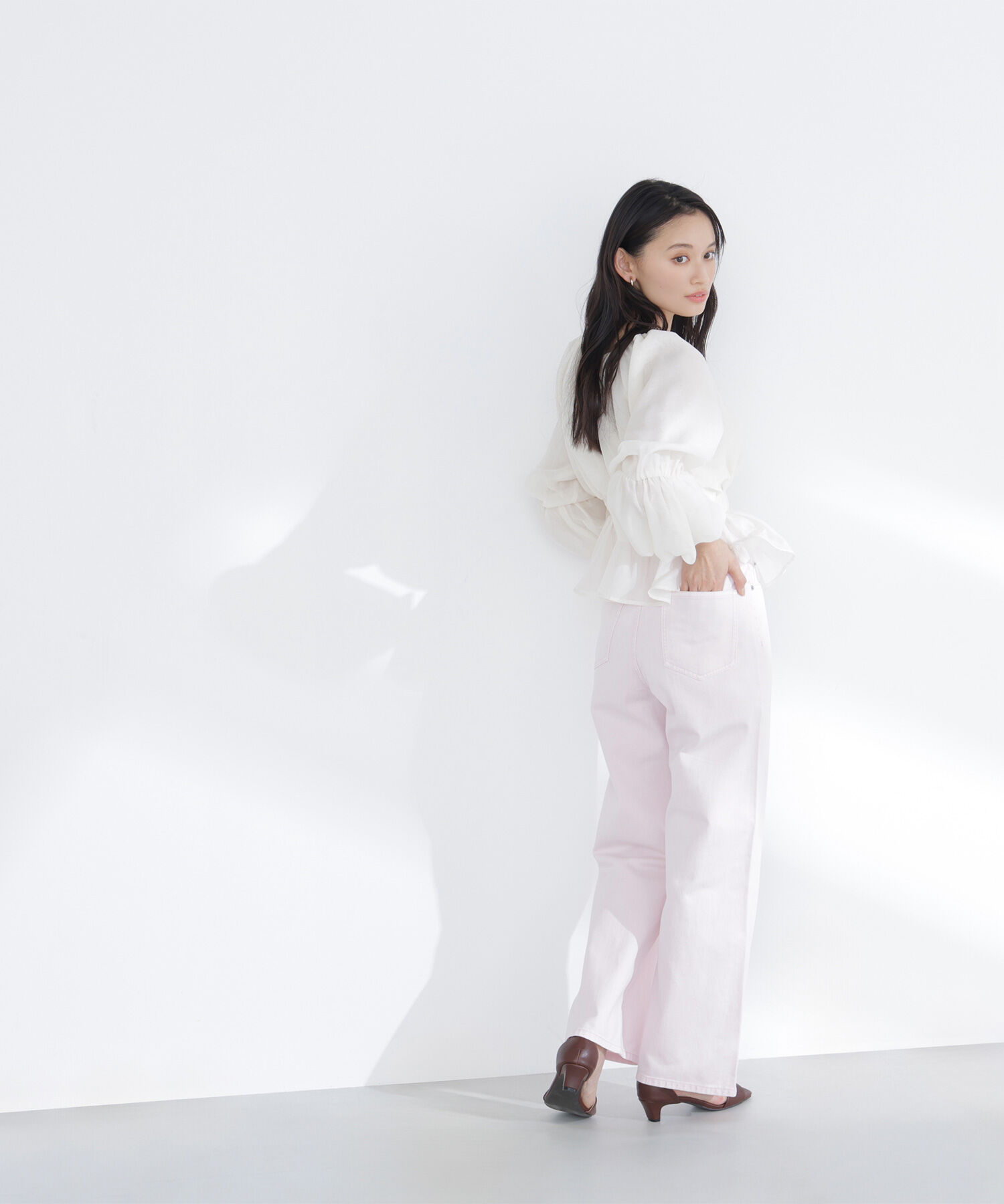  「＜sweet・Oggi.jp掲載＞ワイドストレートデニムパンツ」|その他|