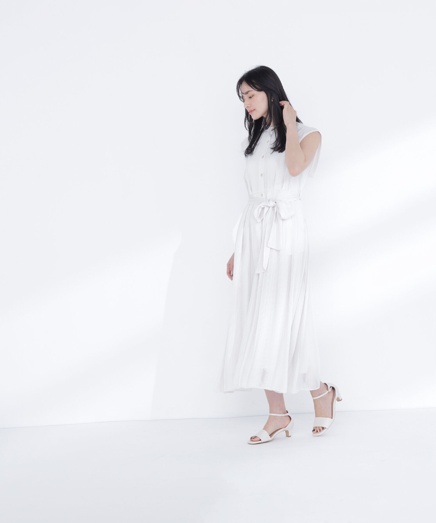  「シャドーストライプワンピース」|ワンピース|
