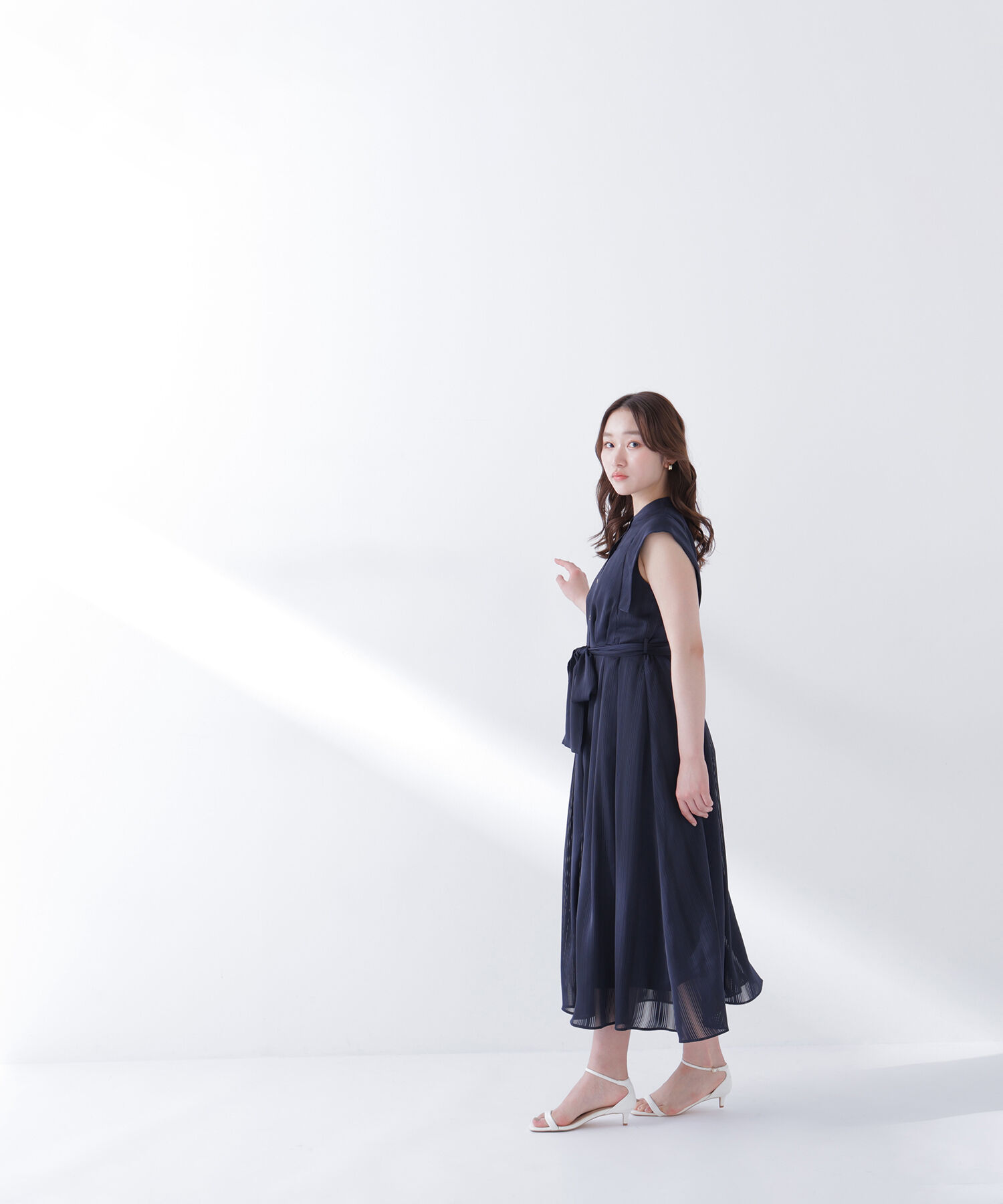  「シャドーストライプワンピース」|ワンピース|