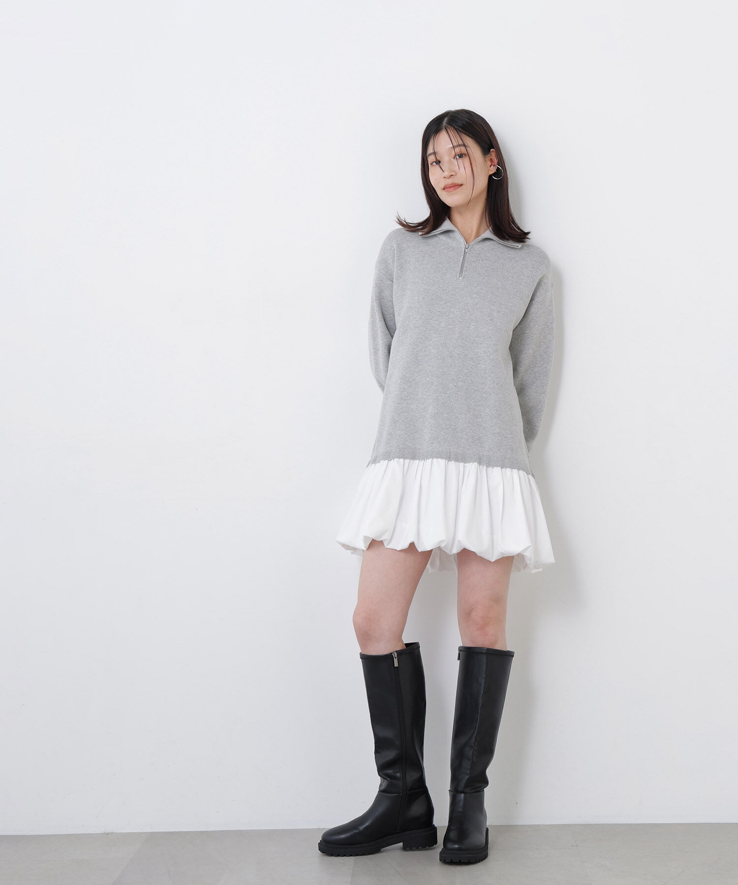  「〈N.〉バルーンミニニットワンピース」|ワンピース|