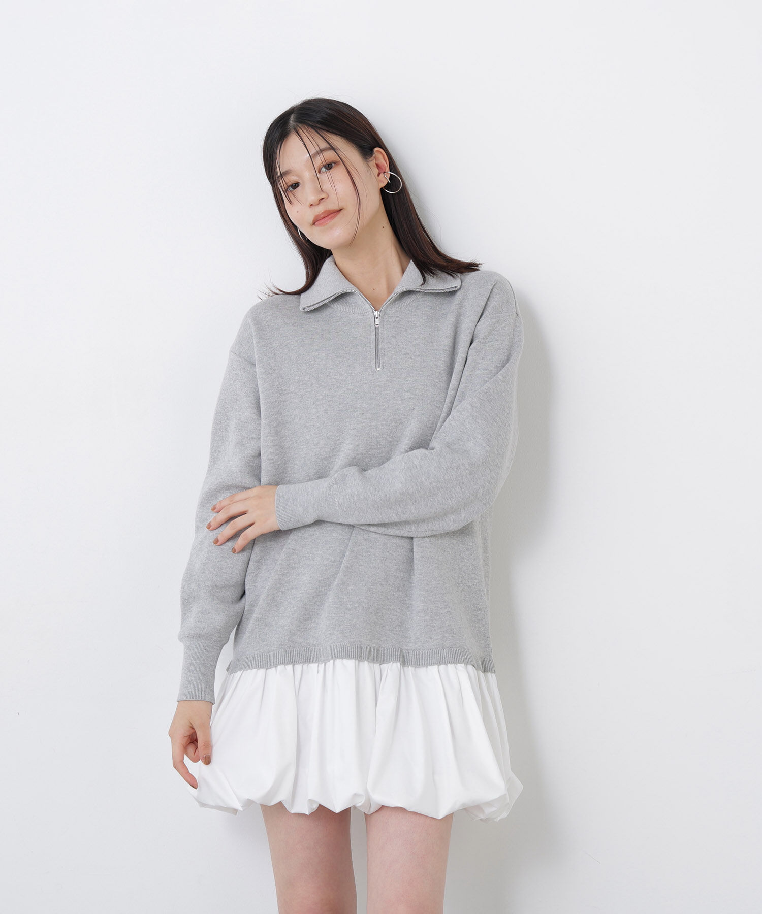  「〈N.〉バルーンミニニットワンピース」|ワンピース|