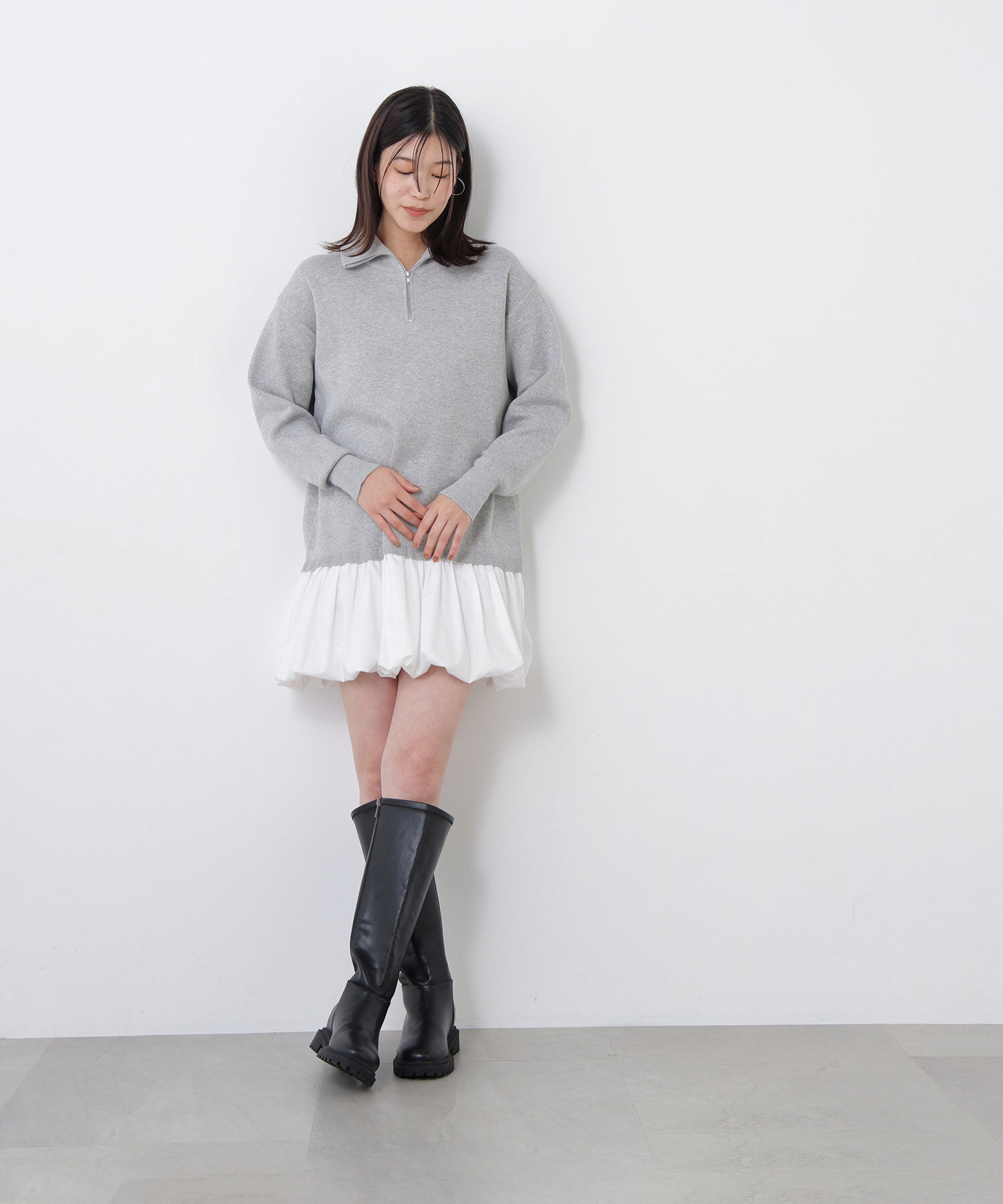  「〈N.〉バルーンミニニットワンピース」|ワンピース|