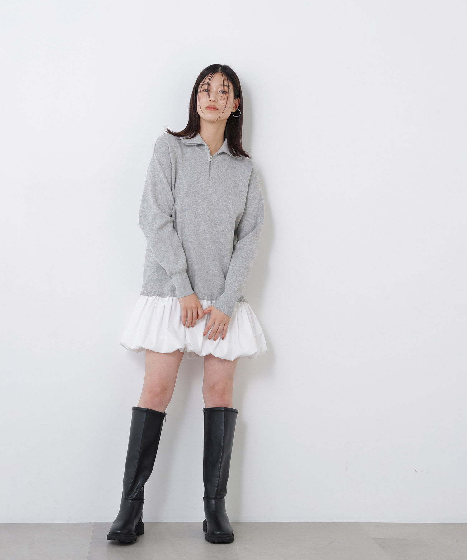  「〈N.〉バルーンミニニットワンピース」|ワンピース|