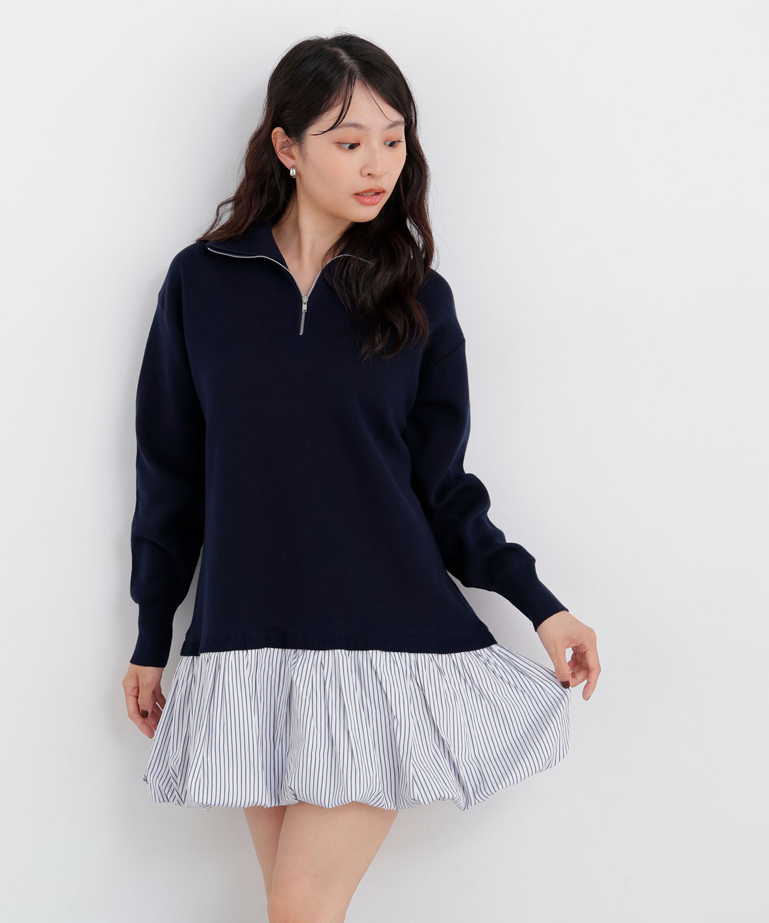  「〈N.〉バルーンミニニットワンピース」|ワンピース|