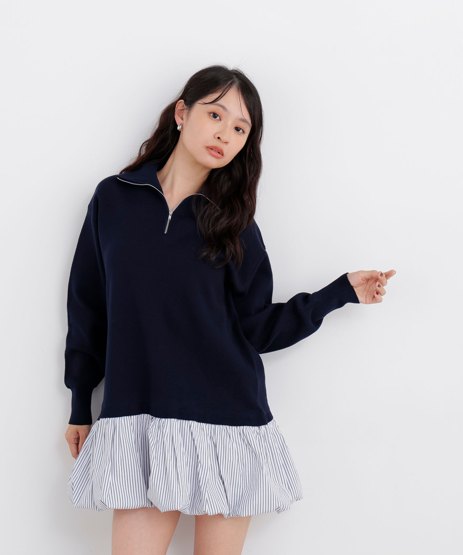  「〈N.〉バルーンミニニットワンピース」|ワンピース|