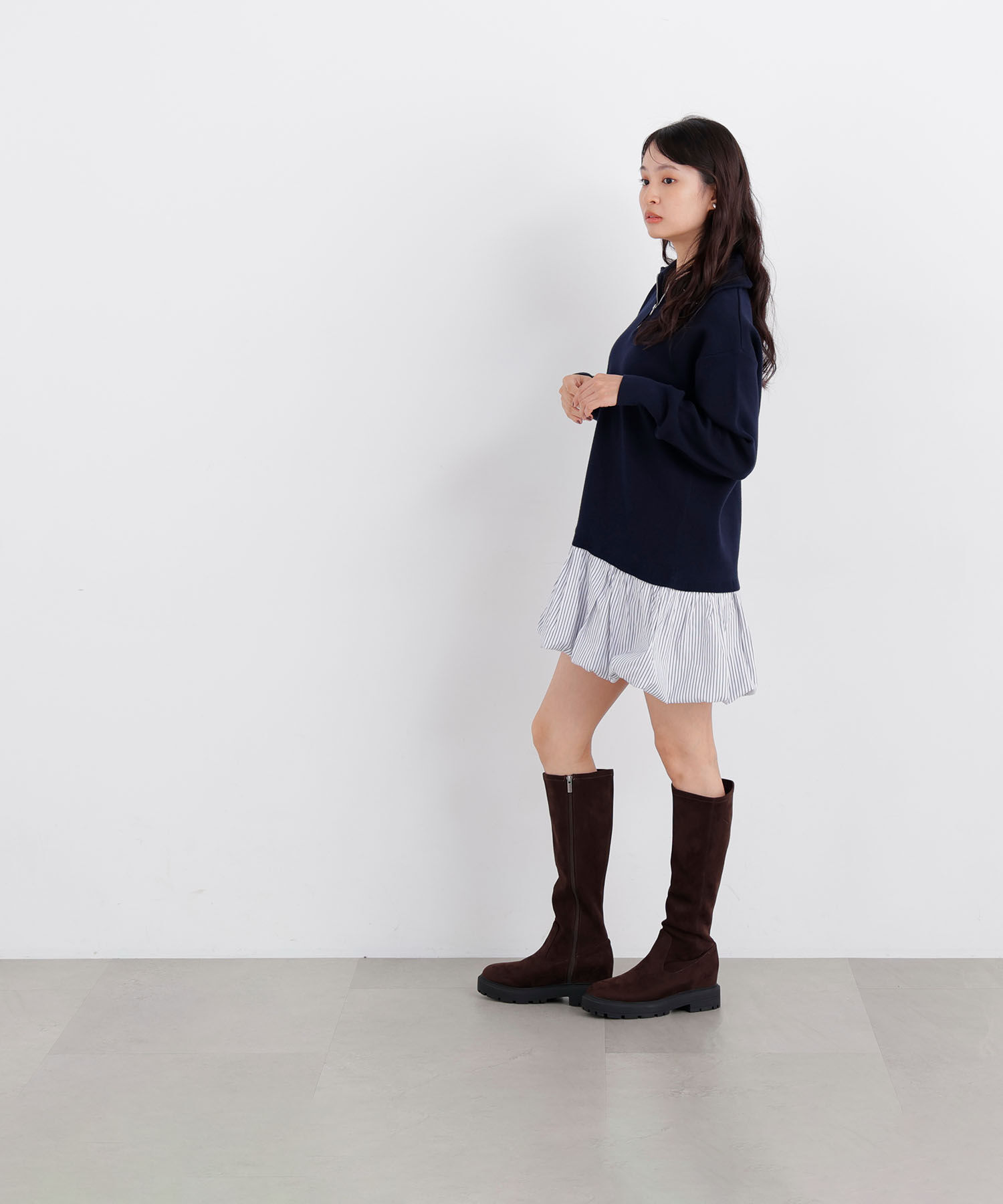  「〈N.〉バルーンミニニットワンピース」|ワンピース|