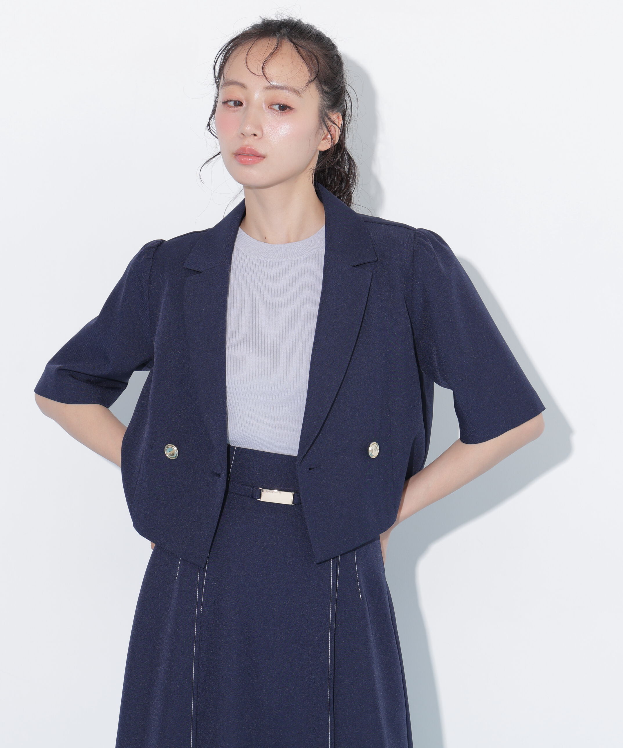  「サマーツイル半袖ジャケット」|その他|
