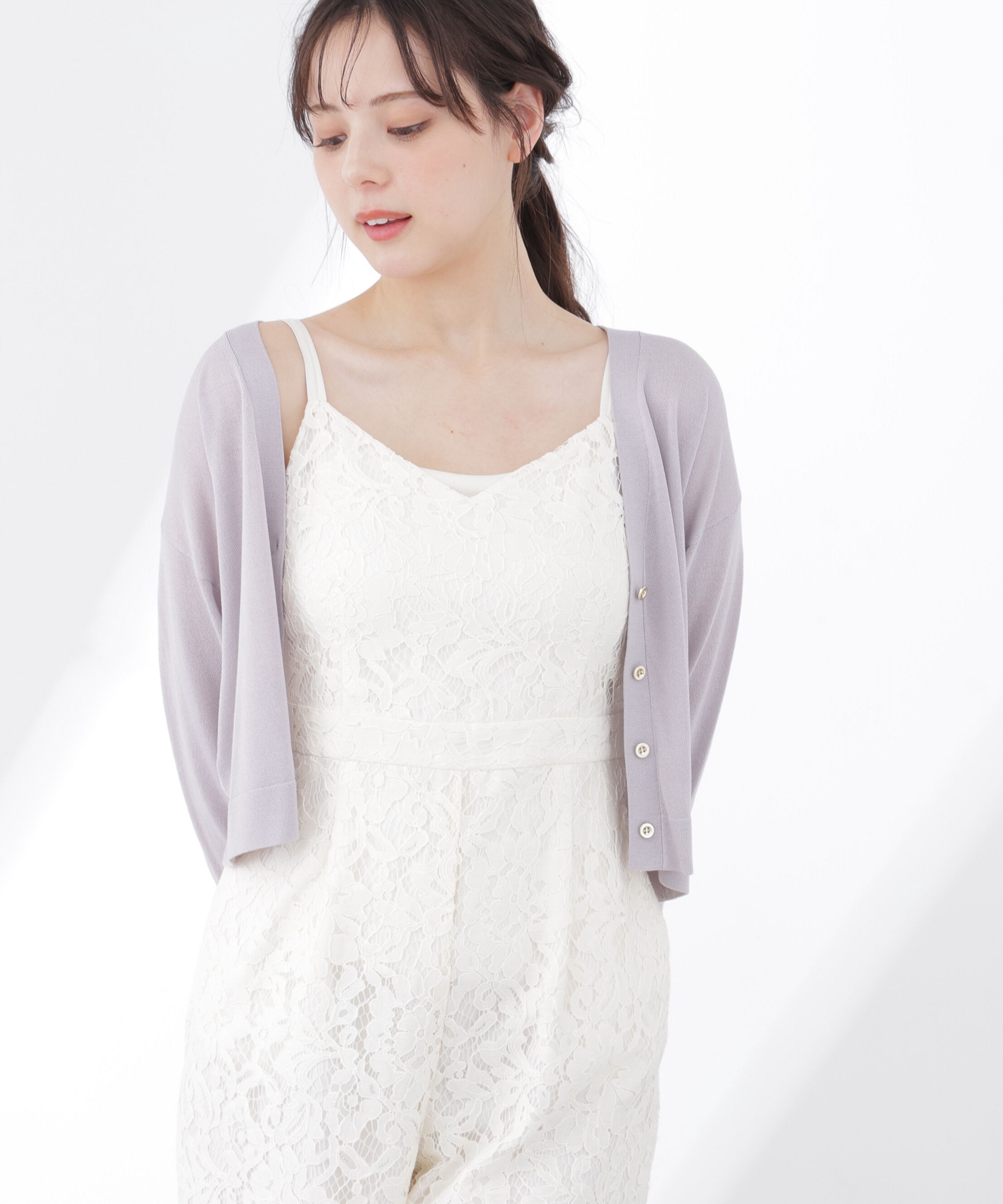 PROPORTION BODY DRESSING「＜青島心さん着用＞＜UVカット＞シアーカーディガン」|カーディガン|