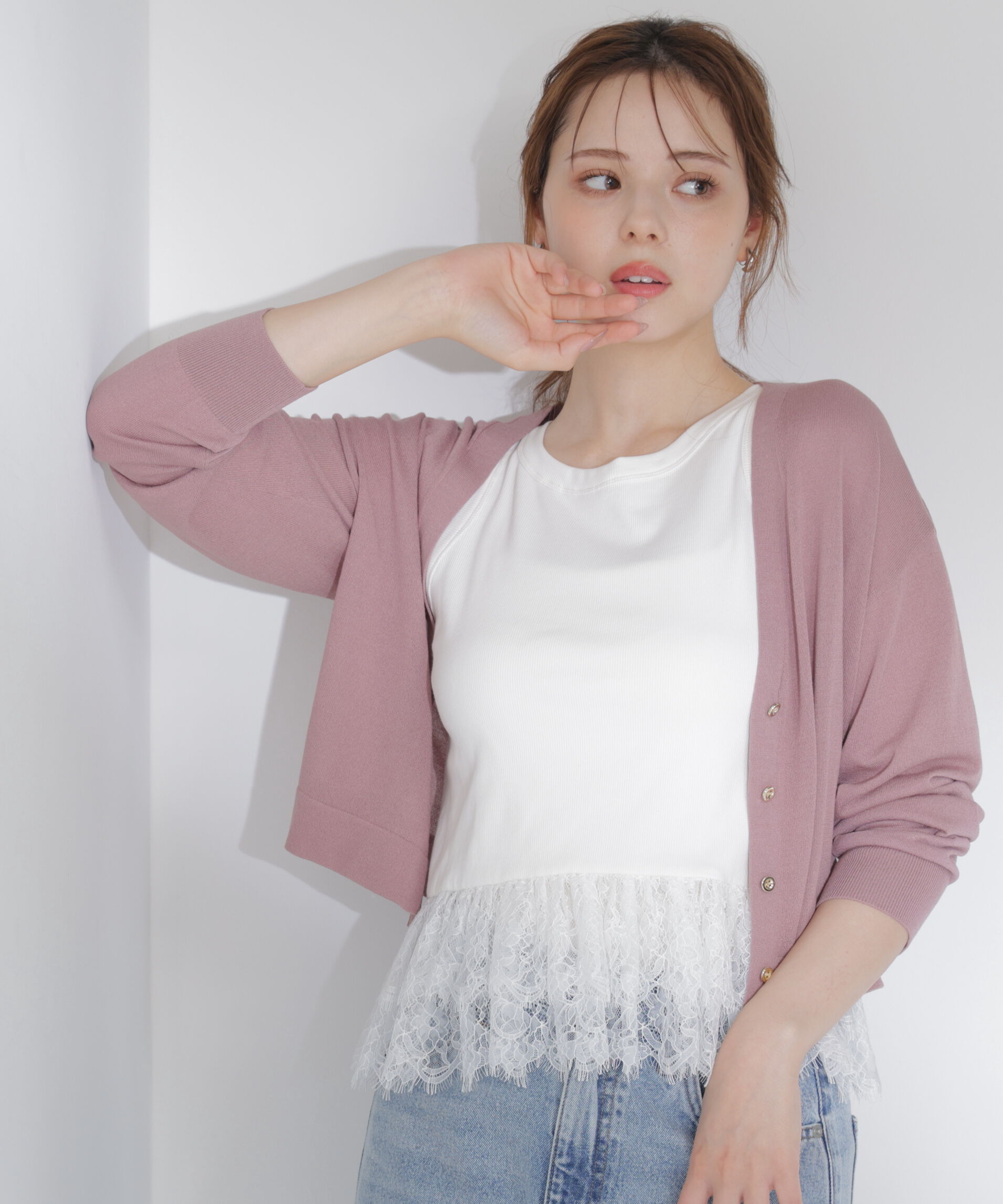 PROPORTION BODY DRESSING「＜青島心さん着用＞＜UVカット＞シアーカーディガン」|カーディガン|