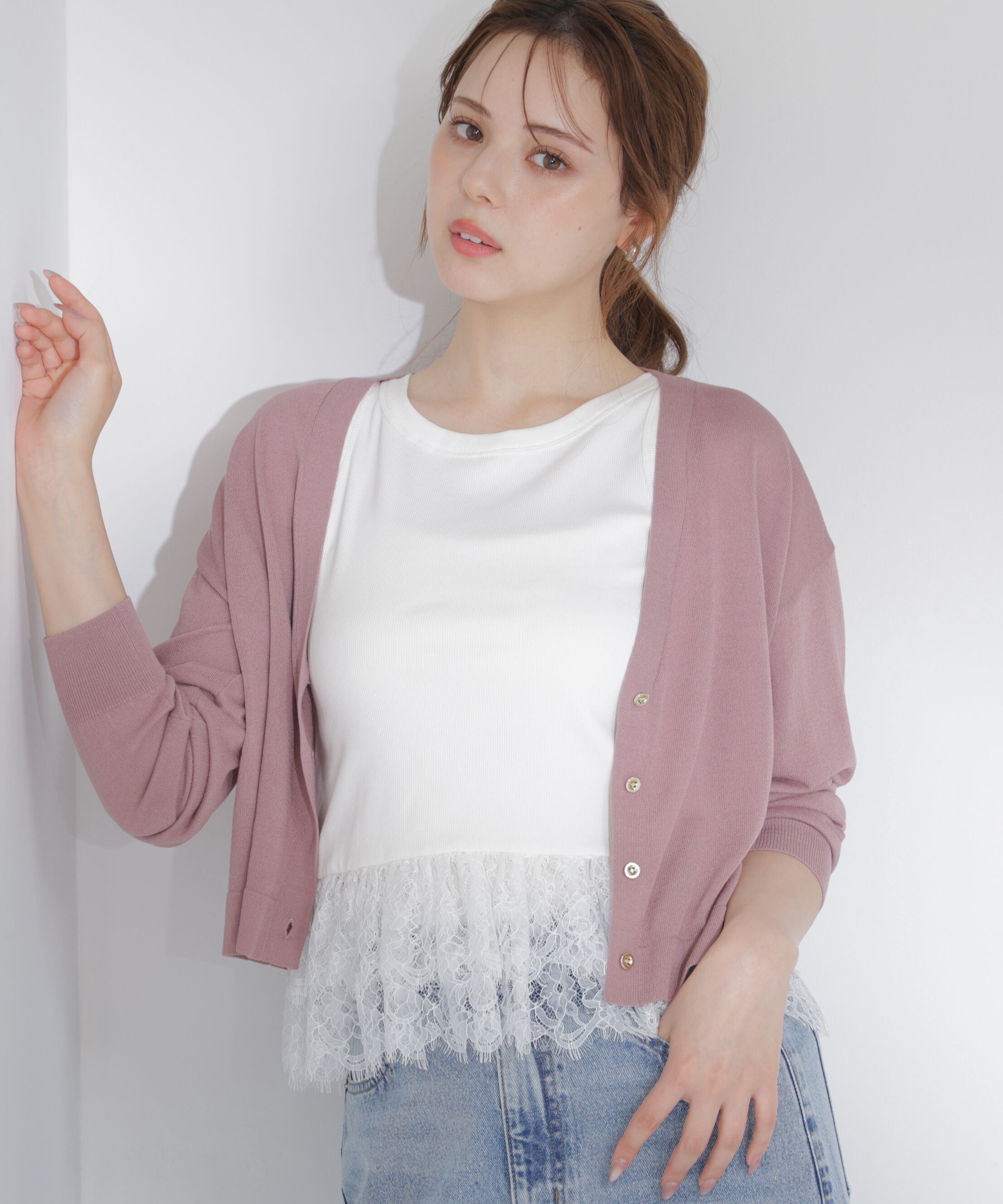 PROPORTION BODY DRESSING「＜青島心さん着用＞＜UVカット＞シアーカーディガン」|カーディガン|