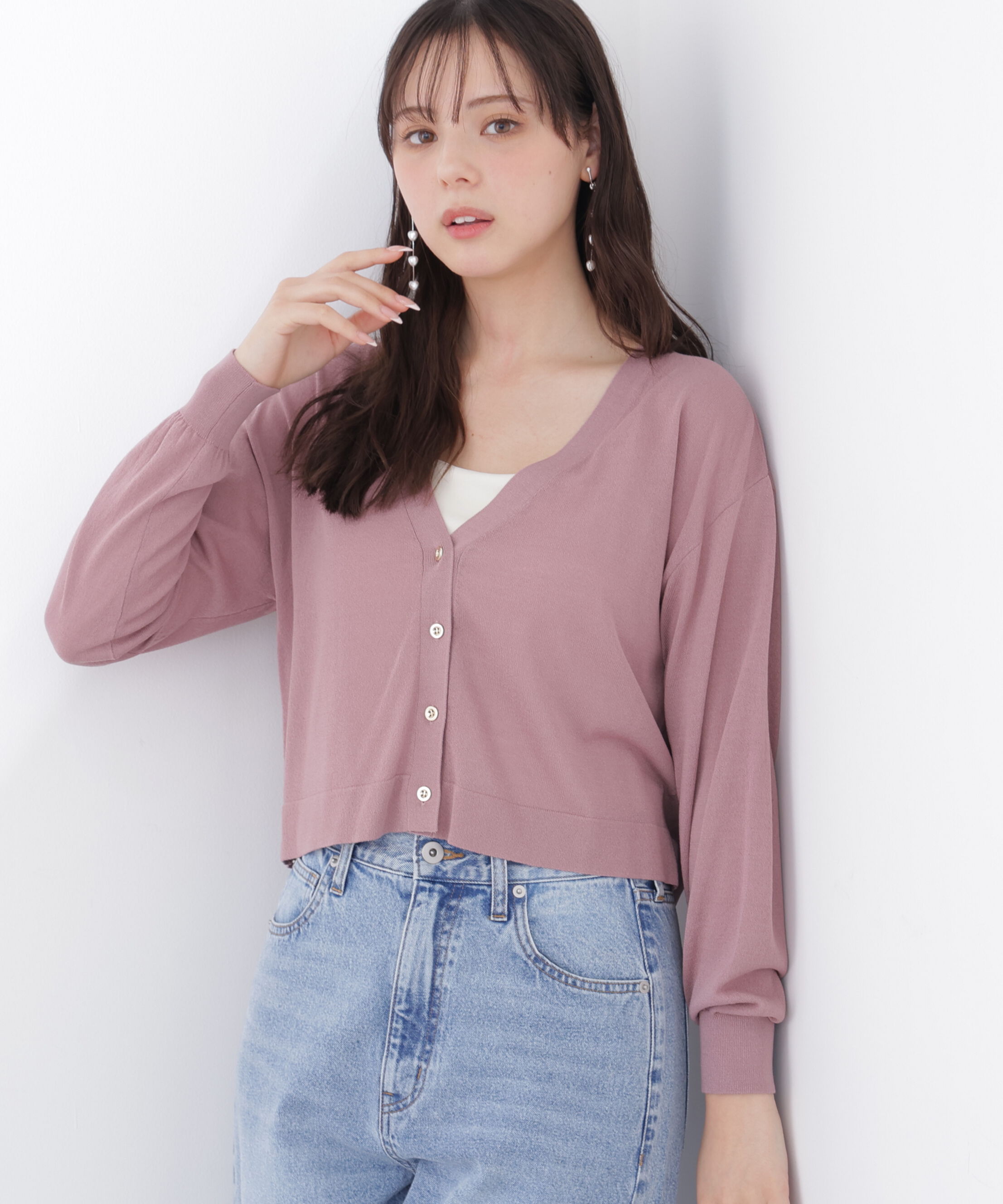 PROPORTION BODY DRESSING「＜青島心さん着用＞＜UVカット＞シアーカーディガン」|カーディガン|