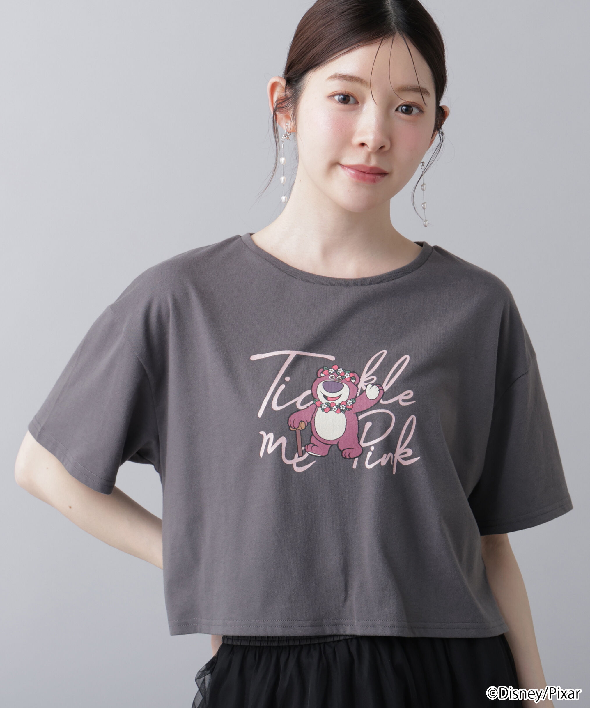 EDIT COLOGNE「ロッツォ／コンパクトＴシャツ」|Tシャツ・カットソー|チャコール2