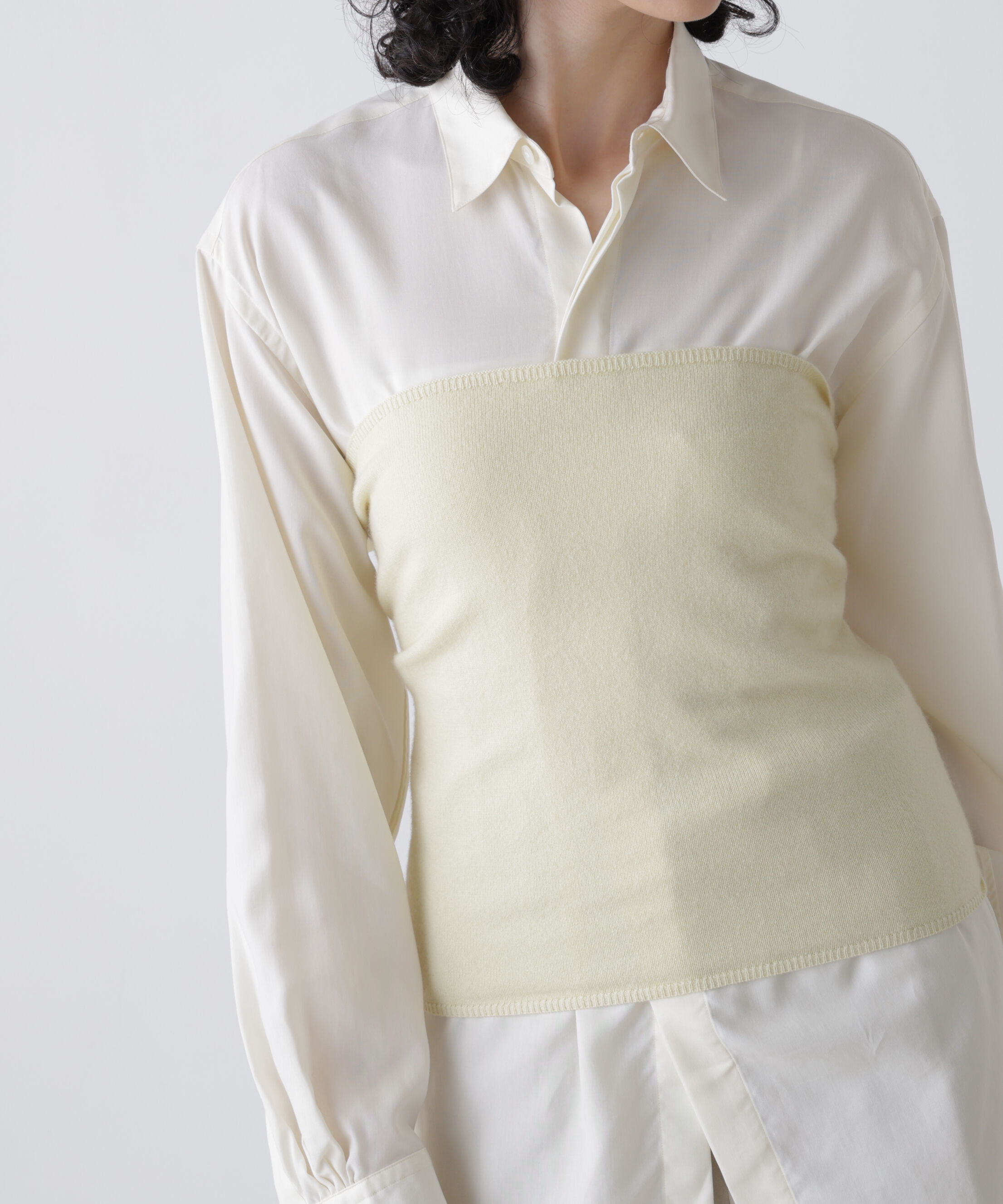 YLEVE 「YLEVE / CASHMERE KNIT TUBE TOP」|ニット・セーター|