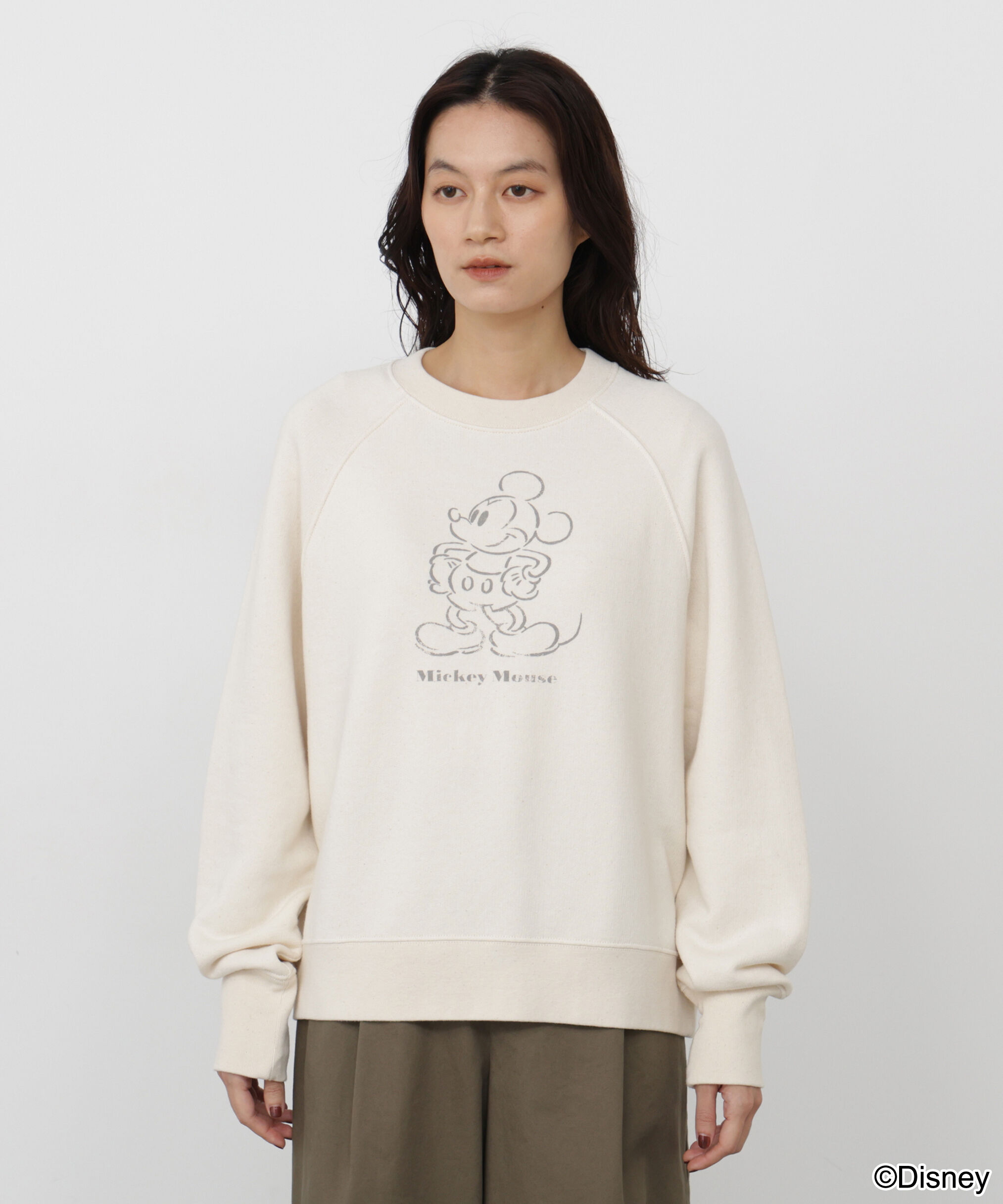  「◆MICKEY / UNDYED / human womanトレーナー」|Tシャツ・カットソー|