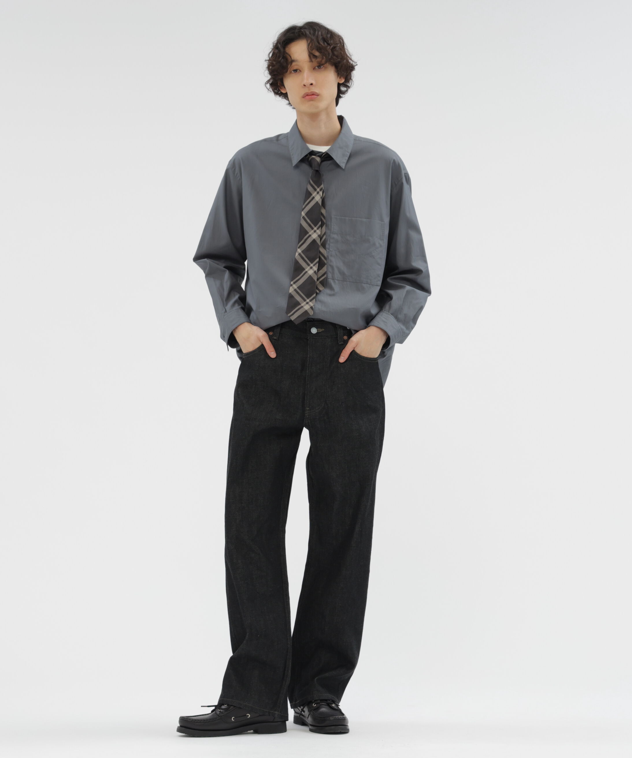 MARGARET HOWELL「TWO COLOUR TARTAN SILK TIE」|ネクタイ・蝶ネクタイ|