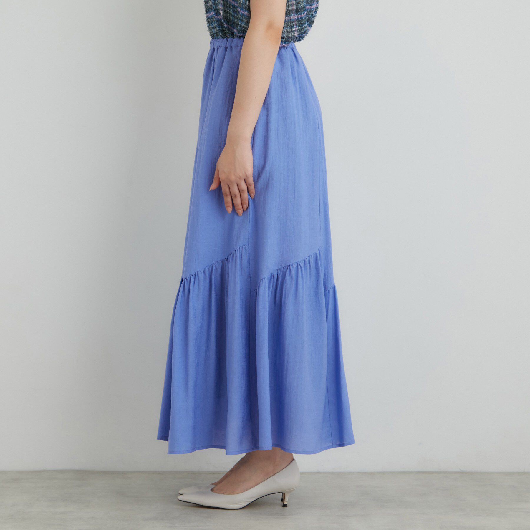 SunaUna「【ウエストゴム】ギャザースカート」|スカート|