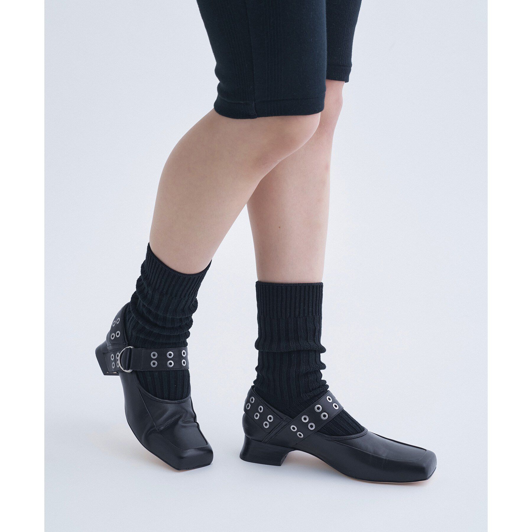 CODE A「ALM．｜JEWELER LEATHER PUMPS」|パンプス|