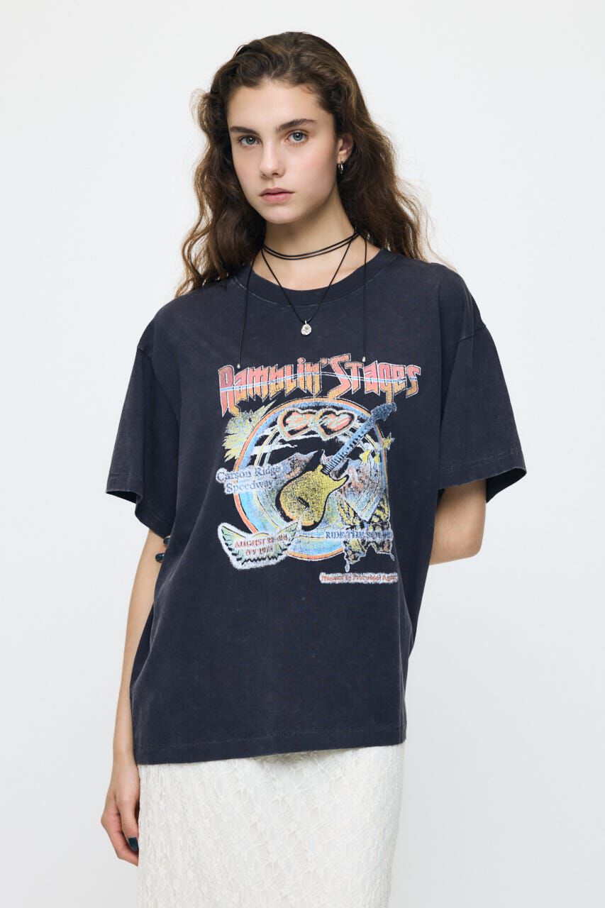 MOUSSY「70S MUSIC FEST TEE」|Tシャツ・カットソー|
